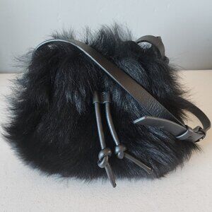 Theroy Fur Bucket Bag "LIKE NEW"